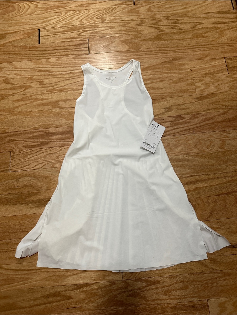 Athleta White A-Line Tank Dress